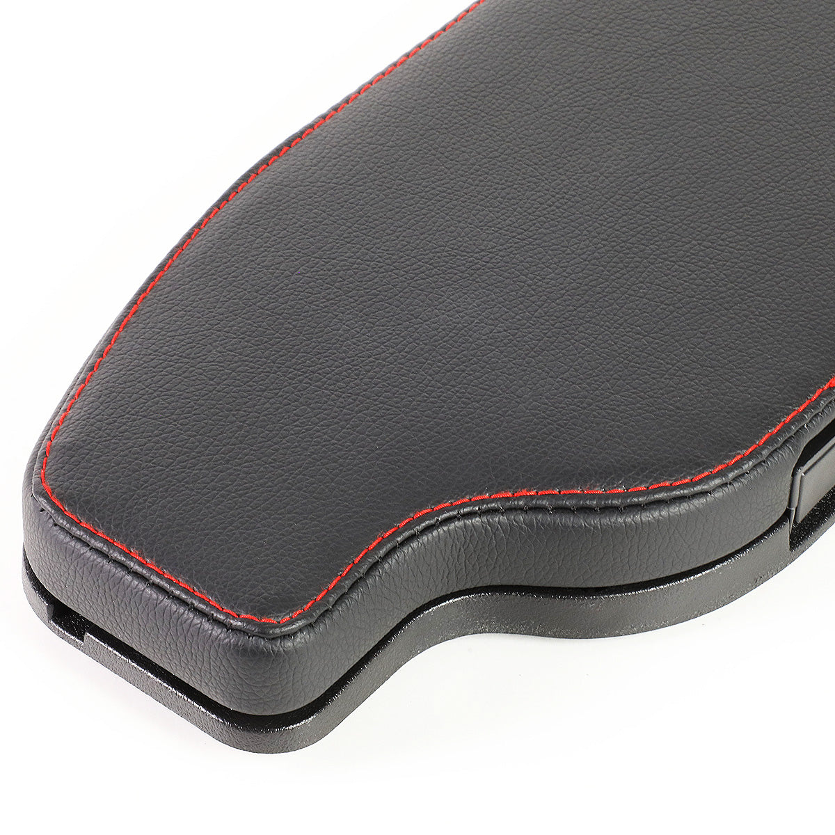 nan CENTER CONSOLE LID - 13-20 SUBARU BRZ / 17-20 TOYOTA 86 / 13-16 SCION FRS - FITS LEFT HAND DRIVE MODELS - DRILLING INTO CENTER CONSOLE IS REQUIRED FOR INSTALLATION - BLACK W/ RED STITCHING