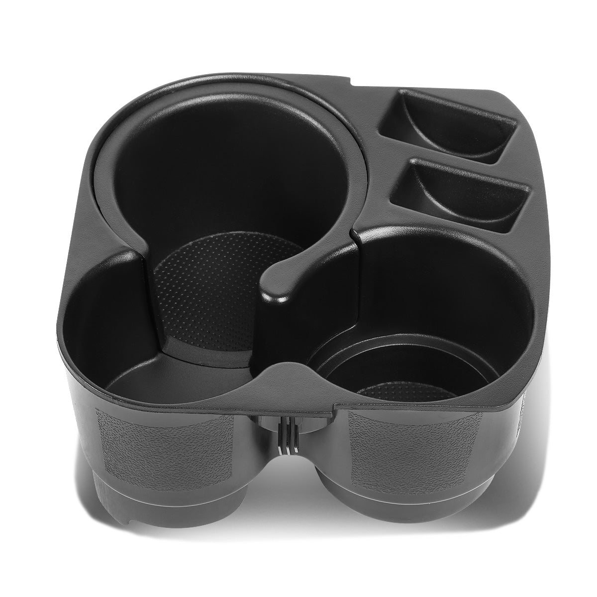 nan CUP HOLDER INSERT - 07-12 NISSAN ALTIMA - RUBBER LINED - BLACK