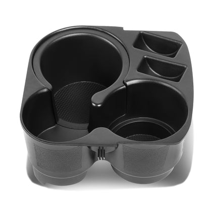 nan CUP HOLDER INSERT - 07-12 NISSAN ALTIMA - RUBBER LINED - BLACK