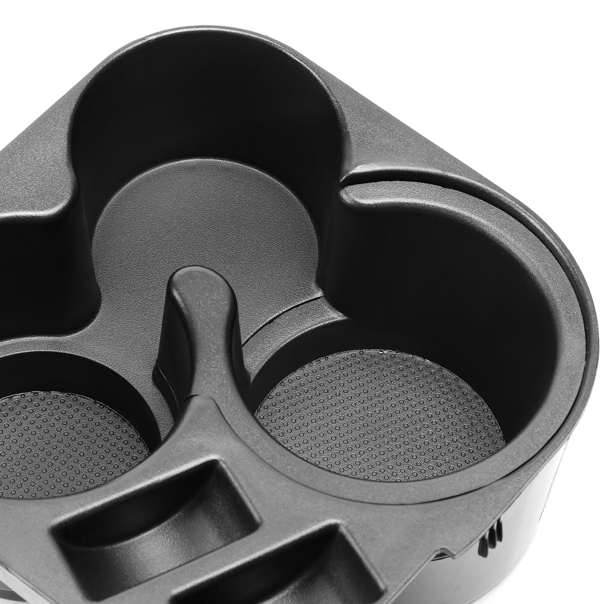 nan CUP HOLDER INSERT - 07-12 NISSAN ALTIMA - RUBBER LINED - BLACK