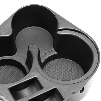 nan CUP HOLDER INSERT - 07-12 NISSAN ALTIMA - RUBBER LINED - BLACK