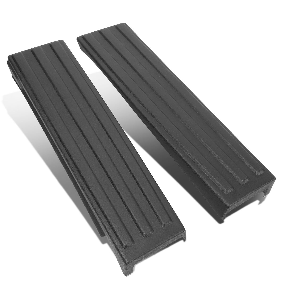 nan TAILGATE CAP COVERS - 09-14 FORD F-150 - FITS MODELS WITH FLEX STEP TAILGATE - CENTER SECTION NOT INCLUDED - TEXTURED - BLACK