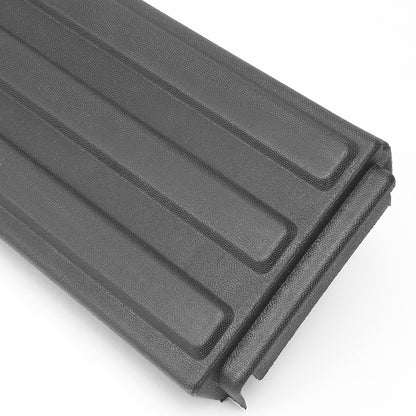 nan TAILGATE CAP COVERS - 09-14 FORD F-150 - FITS MODELS WITH FLEX STEP TAILGATE - CENTER SECTION NOT INCLUDED - TEXTURED - BLACK