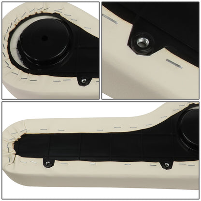 nan SEAT CUP HOLDER / ARMREST - EZGO, CLUB BAR, YAMAHA GOLF CARTS - FITS MODELS WITH 1" WIDE SQUARE TUBE RAILS IN THE REAR SEATS - TAN