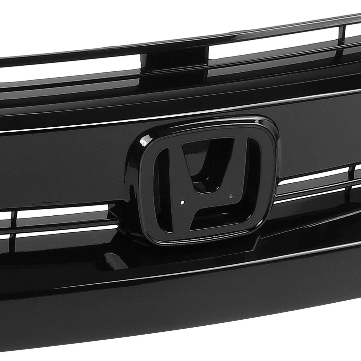 nan FRONT BUMPER GRILLE - 16-18 HONDA CIVIC 2/4-DR / 16-21 HONDA CIVIC SI, HATCHBACK, TYPE-R - BLACK