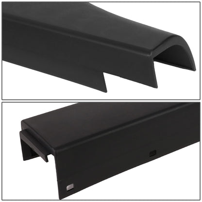 nan TAILGATE CAP COVER - 2PCS - 11-16 FOR F-250, F-350, F-450 SUPER DUTY - FITS MODELS WITH INTEGRATED TAIL GATE STEP - CENTER SECTION NOT INCLUDED - BLACK