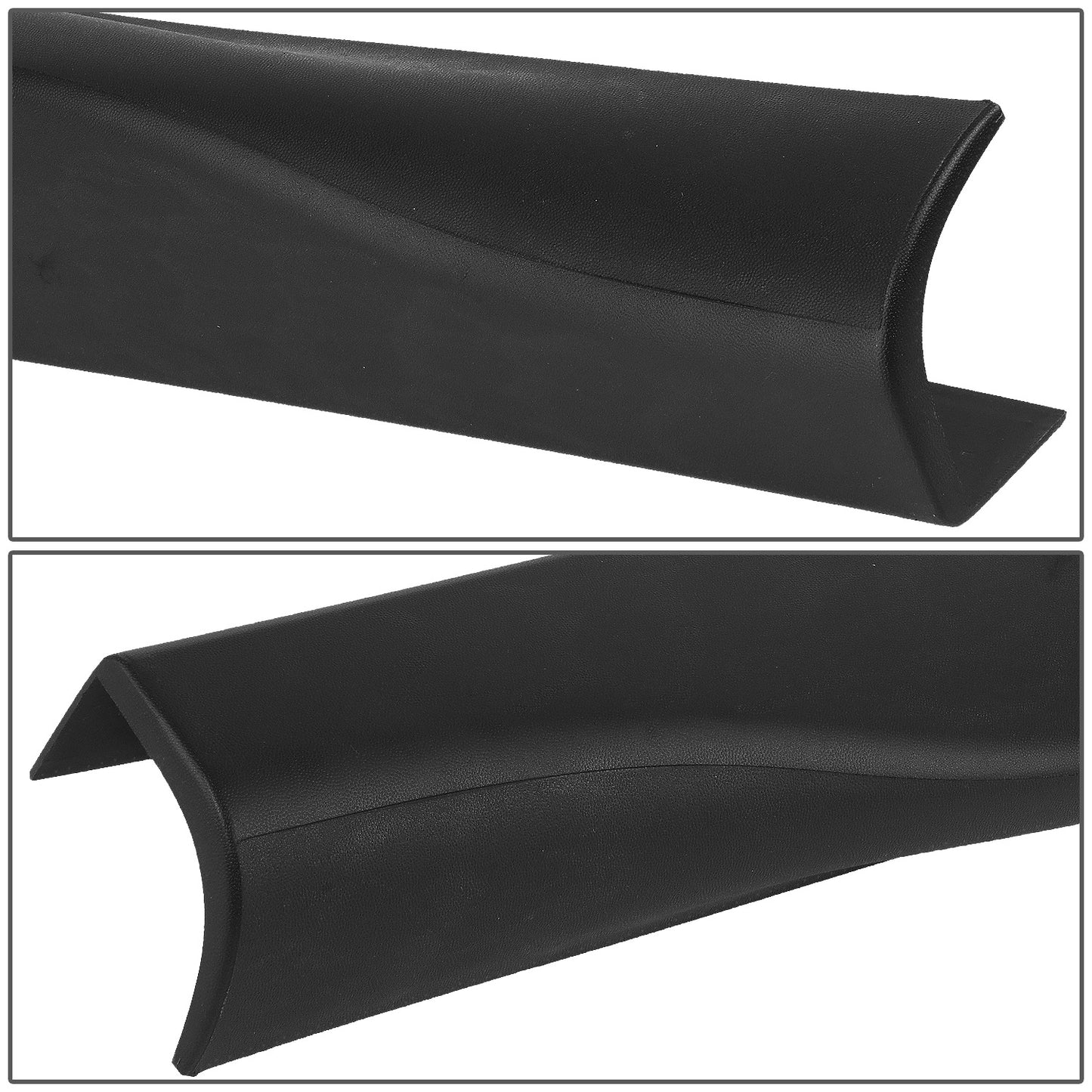 nan TAILGATE CAP COVER - 2PCS - 11-16 FOR F-250, F-350, F-450 SUPER DUTY - FITS MODELS WITH INTEGRATED TAIL GATE STEP - CENTER SECTION NOT INCLUDED - BLACK