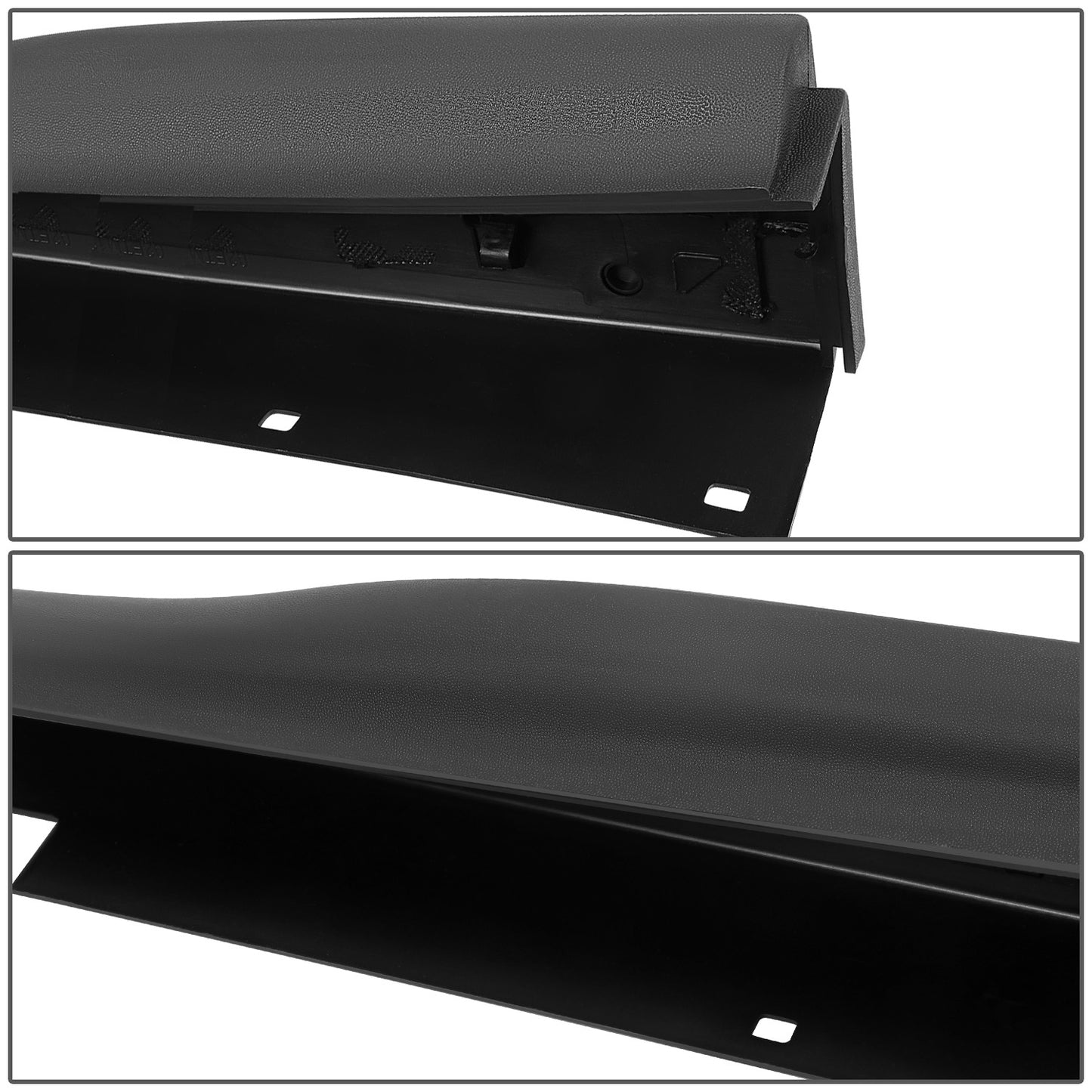 nan TAILGATE CAP COVER - 2PCS - 11-16 FOR F-250, F-350, F-450 SUPER DUTY - FITS MODELS WITH INTEGRATED TAIL GATE STEP - CENTER SECTION NOT INCLUDED - BLACK