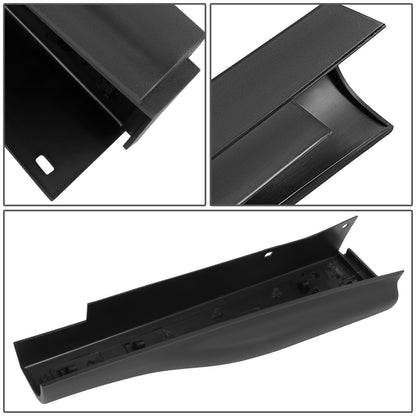 nan TAILGATE CAP COVER - 2PCS - 11-16 FOR F-250, F-350, F-450 SUPER DUTY - FITS MODELS WITH INTEGRATED TAIL GATE STEP - CENTER SECTION NOT INCLUDED - BLACK