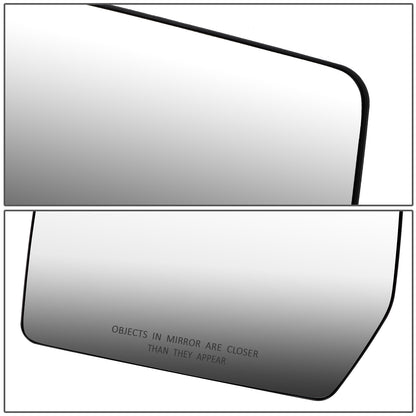 nan MIRROR GLASS LENS - OE STYLE - 04-14 FORD F-150 / 06-08 LINCOLN MARK LT - FITS MANUAL ADJUSTMENT MIRRORS ONLY - W/O TRAILER TOW, W/O HEAT, W/O BLIND SPOT, W/O AUTO DIMMING - DRIVER SIDE