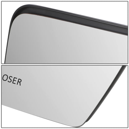 nan MIRROR GLASS LENS - OE STYLE - 04-14 FORD F-150 / 06-08 LINCOLN MARK LT - FITS POWERED MIRRORS ONLY - W/O TRAILER TOW, W/O HEAT, W/O BLIND SPOT, W/O AUTO DIMMING - DRIVER SIDE