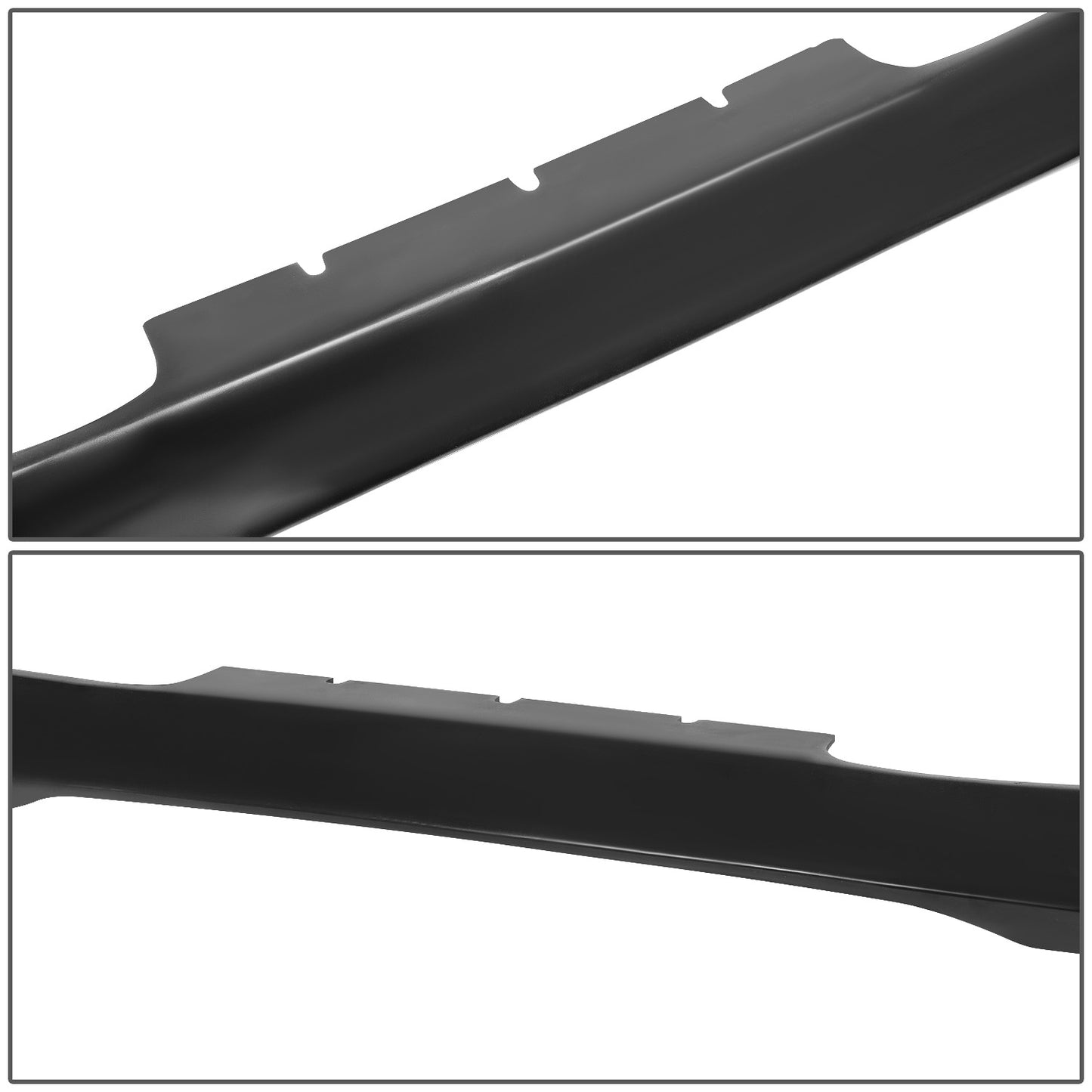 nan FRONT BUMPER LIP SPLITTER - 10-12 GENESIS COUPE - BLACK