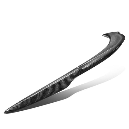 nan TRUNK SPOILER - 12-19 TESLA MODEL S - V-STYLE - CARBON FIBER - BLACK