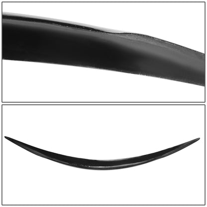 nan TRUNK SPOILER - 12-19 TESLA MODEL S - V-STYLE - CARBON FIBER - BLACK