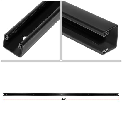 nan CARGO BED HEADER DECK RAIL - 16-20 TOYOTA TACOMA - BLACK