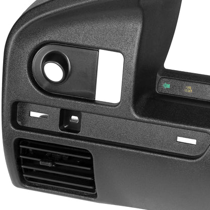nan INSTRUMENT CLUSTER DASH PANEL BEZEL - 94-97 FORD F-150, F-250, F-350 / 94-97 FORD F SUPER DUTY - FITS MODELS WITH GAS ENGINES ONLY - BLACK