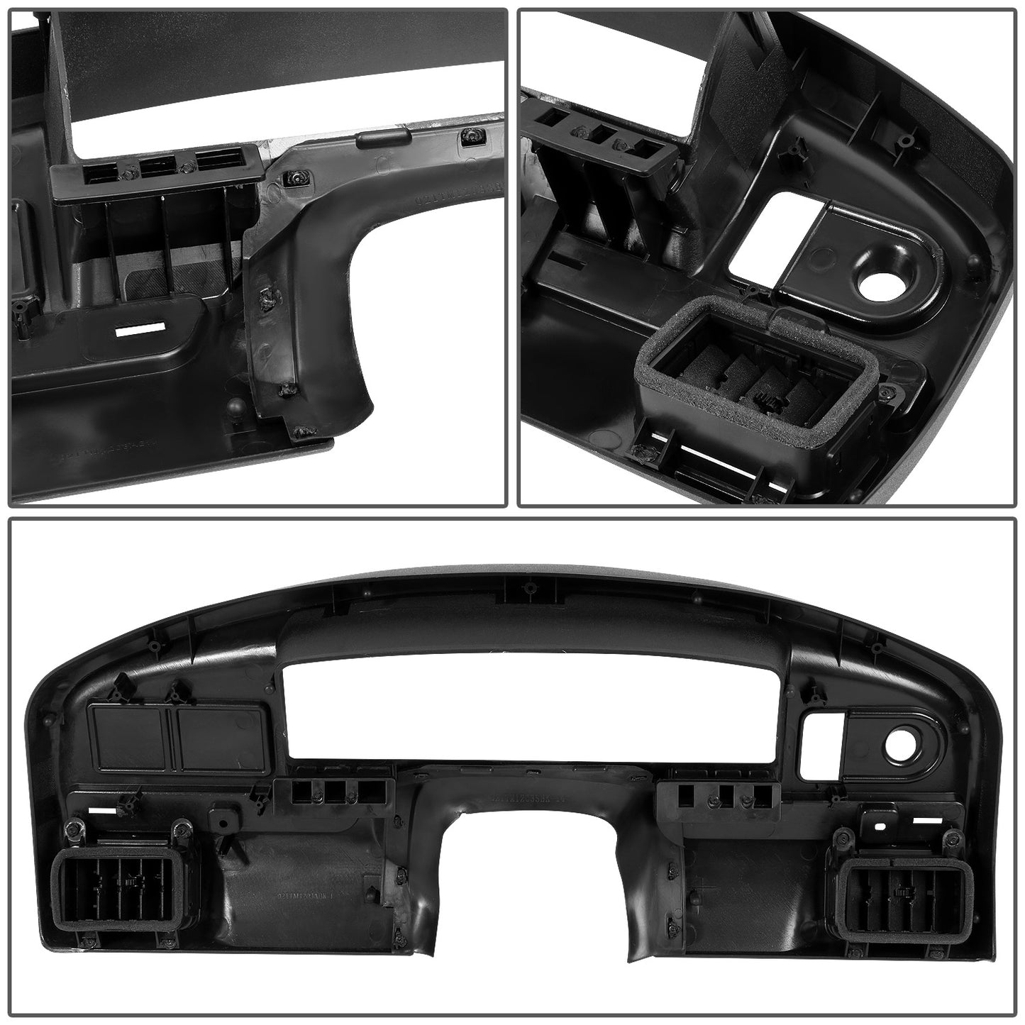 nan INSTRUMENT CLUSTER DASH PANEL BEZEL - 94-97 FORD F-150, F-250, F-350 / 94-97 FORD F SUPER DUTY - FITS MODELS WITH GAS ENGINES ONLY - BLACK