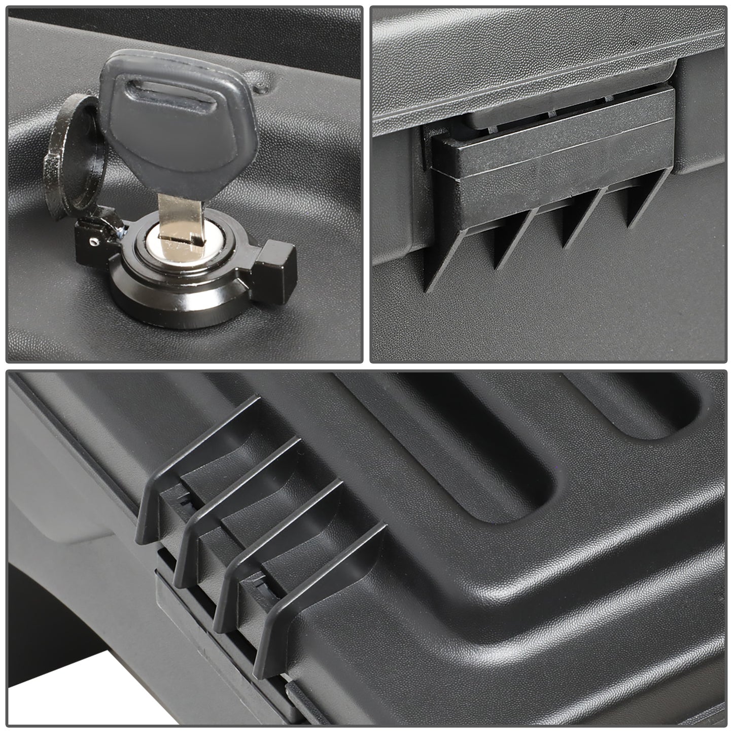 nan WHEEL WELL LOCK BOX - 17-20 FORD F-250, F-350 SUPER DUTY - DRILLING IS REQUIRED TO MOUNT TO VEHICLE - W/ LOCK - W/ KEY - PASSENGER SIDE - BLACK