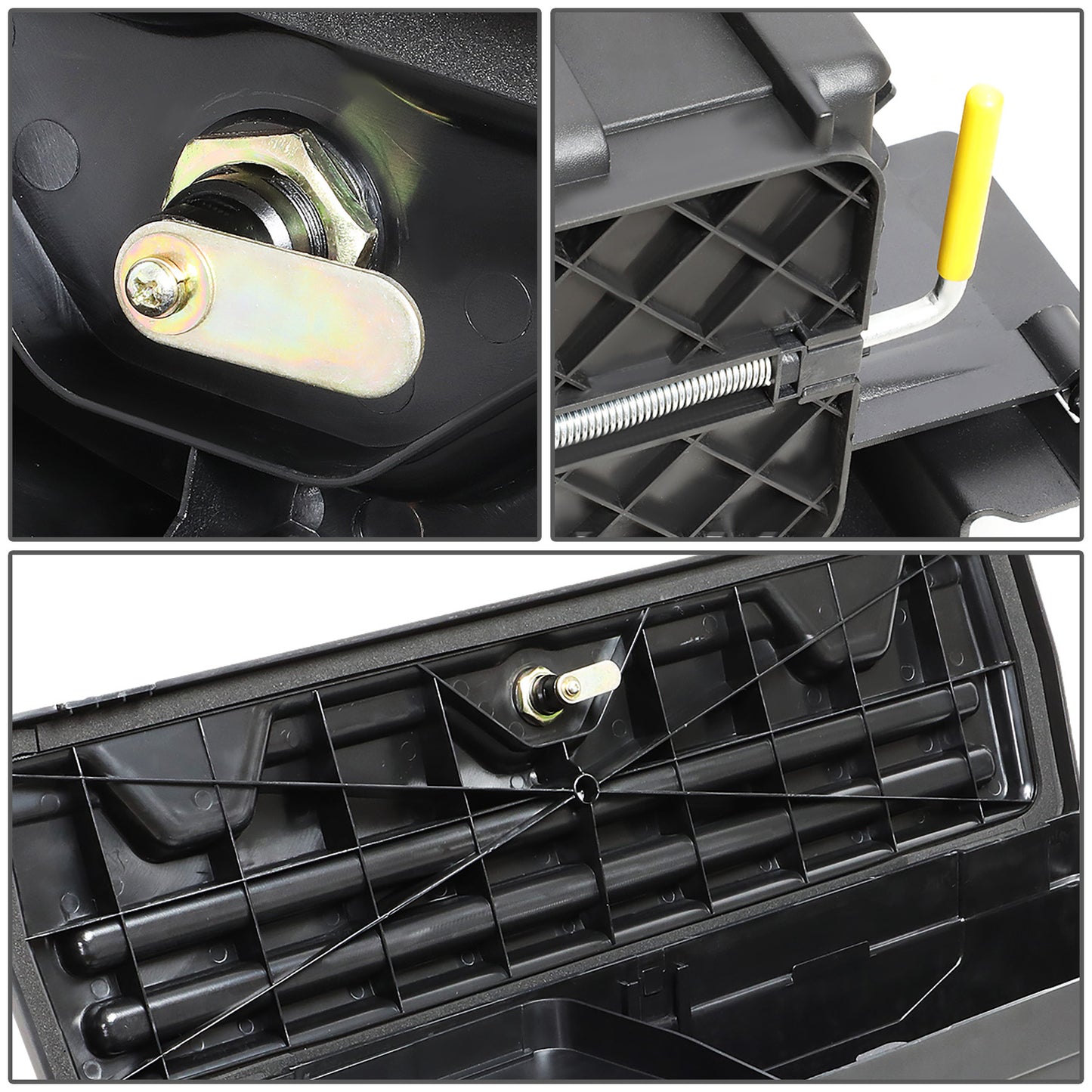 nan WHEEL WELL LOCK BOX - 17-20 FORD F-250, F-350 SUPER DUTY - DRILLING IS REQUIRED TO MOUNT TO VEHICLE - W/ LOCK - W/ KEY - PASSENGER SIDE - BLACK