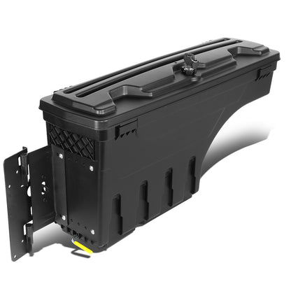 nan WHEEL WELL LOCK BOX - 05-19 TOYOTA TACOMA - DRILLING IS REQUIRED TO MOUNT TO VEHICLE - W/ LOCK - W/ KEY - DRIVER SIDE - BLACK