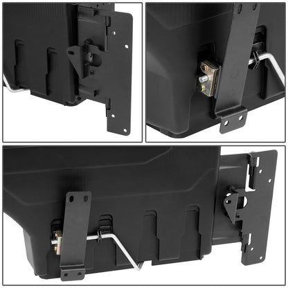 nan WHEEL WELL LOCK BOX - 05-19 TOYOTA TACOMA - DRILLING IS REQUIRED TO MOUNT TO VEHICLE - W/ LOCK - W/ KEY - DRIVER SIDE - BLACK