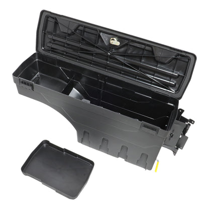 nan WHEEL WELL LOCK BOX - 05-19 TOYOTA TACOMA - DRILLING IS REQUIRED TO MOUNT TO VEHICLE - W/ LOCK - W/ KEY - PASSENGER SIDE - BLACK