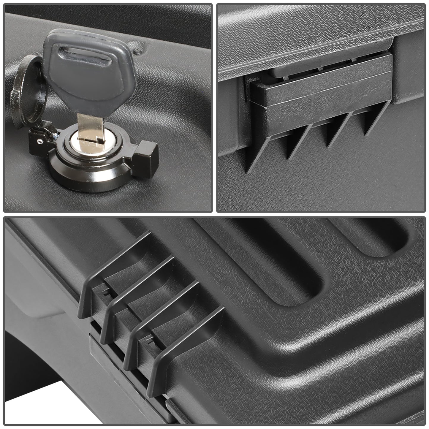 nan WHEEL WELL LOCK BOX - 05-19 TOYOTA TACOMA - DRILLING IS REQUIRED TO MOUNT TO VEHICLE - W/ LOCK - W/ KEY - PASSENGER SIDE - BLACK