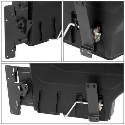 nan WHEEL WELL LOCK BOX - 05-19 TOYOTA TACOMA - DRILLING IS REQUIRED TO MOUNT TO VEHICLE - W/ LOCK - W/ KEY - PASSENGER SIDE - BLACK