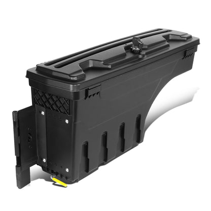 nan WHEEL WELL LOCK BOX - 07-20 TOYOTA TUNDRA - DRILLING IS REQUIRED TO MOUNT TO VEHICLE - W/ LOCK - W/ KEY - DRIVER SIDE - BLACK