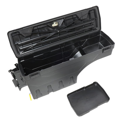 nan WHEEL WELL LOCK BOX - 07-20 TOYOTA TUNDRA - DRILLING IS REQUIRED TO MOUNT TO VEHICLE - W/ LOCK - W/ KEY - DRIVER SIDE - BLACK