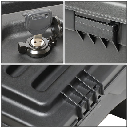 nan WHEEL WELL LOCK BOX - 07-20 TOYOTA TUNDRA - DRILLING IS REQUIRED TO MOUNT TO VEHICLE - W/ LOCK - W/ KEY - DRIVER SIDE - BLACK