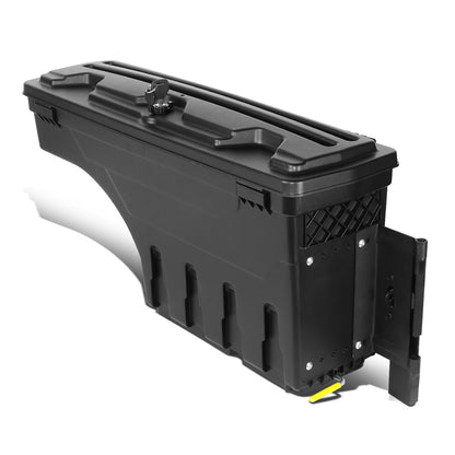 nan WHEEL WELL LOCK BOX - 07-20 TOYOTA TUNDRA - DRILLING IS REQUIRED TO MOUNT TO VEHICLE - W/ LOCK - W/ KEY - PASSENGER SIDE - BLACK