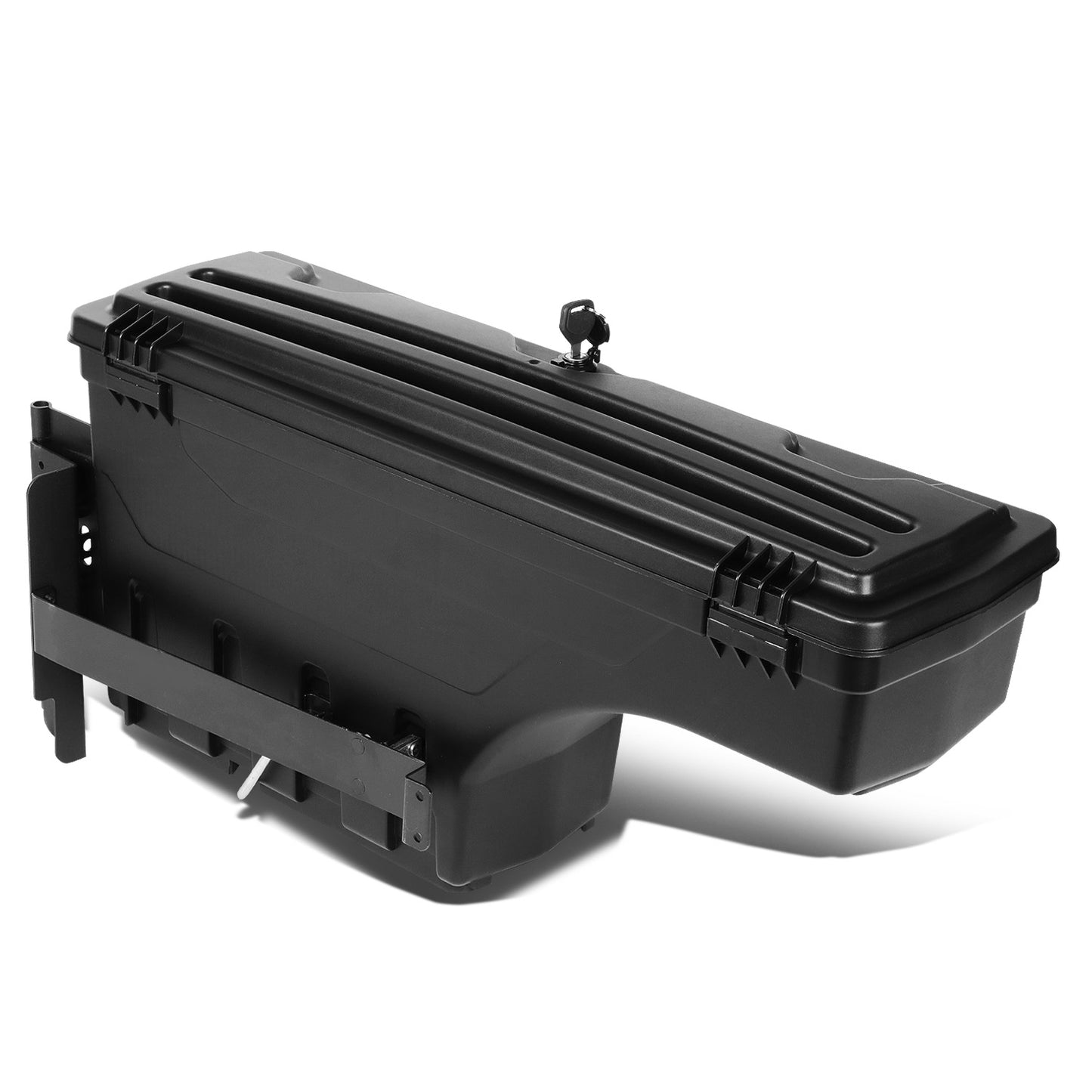 nan WHEEL WELL LOCK BOX - 07-20 TOYOTA TUNDRA - DRILLING IS REQUIRED TO MOUNT TO VEHICLE - W/ LOCK - W/ KEY - PASSENGER SIDE - BLACK