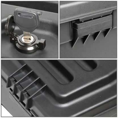 nan WHEEL WELL LOCK BOX - 07-20 TOYOTA TUNDRA - DRILLING IS REQUIRED TO MOUNT TO VEHICLE - W/ LOCK - W/ KEY - PASSENGER SIDE - BLACK