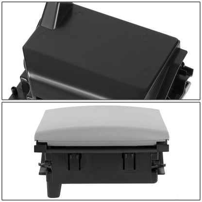 nan REAR CENTER CONSOLE CUP HOLDER - 06-19 NISSAN FRONTIER / 07-12 NISSAN PATHFINDER / 08-15 NISSAN XTERRA - TEXTURED - GRAY