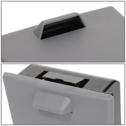 nan DASH BOARD CUP HOLDER INSERT - 08-16 FORD F-250, F-350, F-450, F-550 SUPER DUTY - TEXTURED - GRAY / BLACK