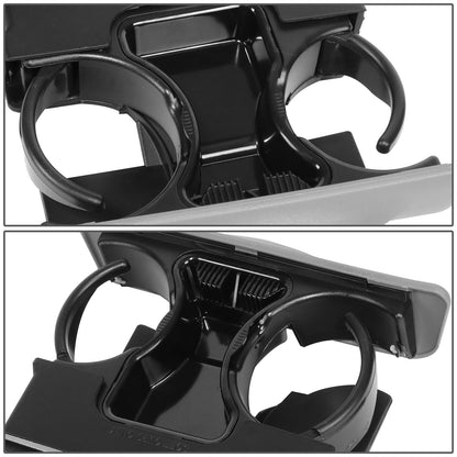 nan DASH BOARD CUP HOLDER INSERT - 99-04 FORD F-250, F-350, F-450, F-550 SUPER DUTY / 00-04 FORD EXCURSION - TEXTURED - GRAY