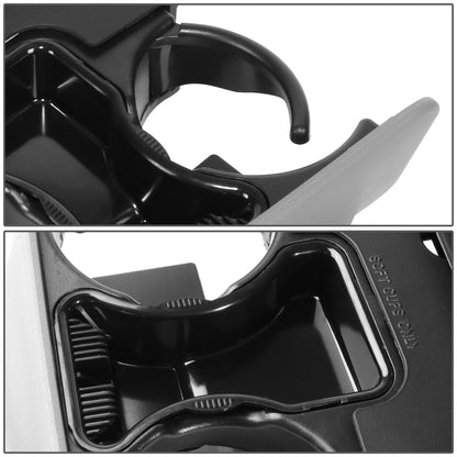 nan DASH BOARD CUP HOLDER INSERT - 99-04 FORD F-250, F-350, F-450, F-550 SUPER DUTY / 00-04 FORD EXCURSION - TEXTURED - GRAY