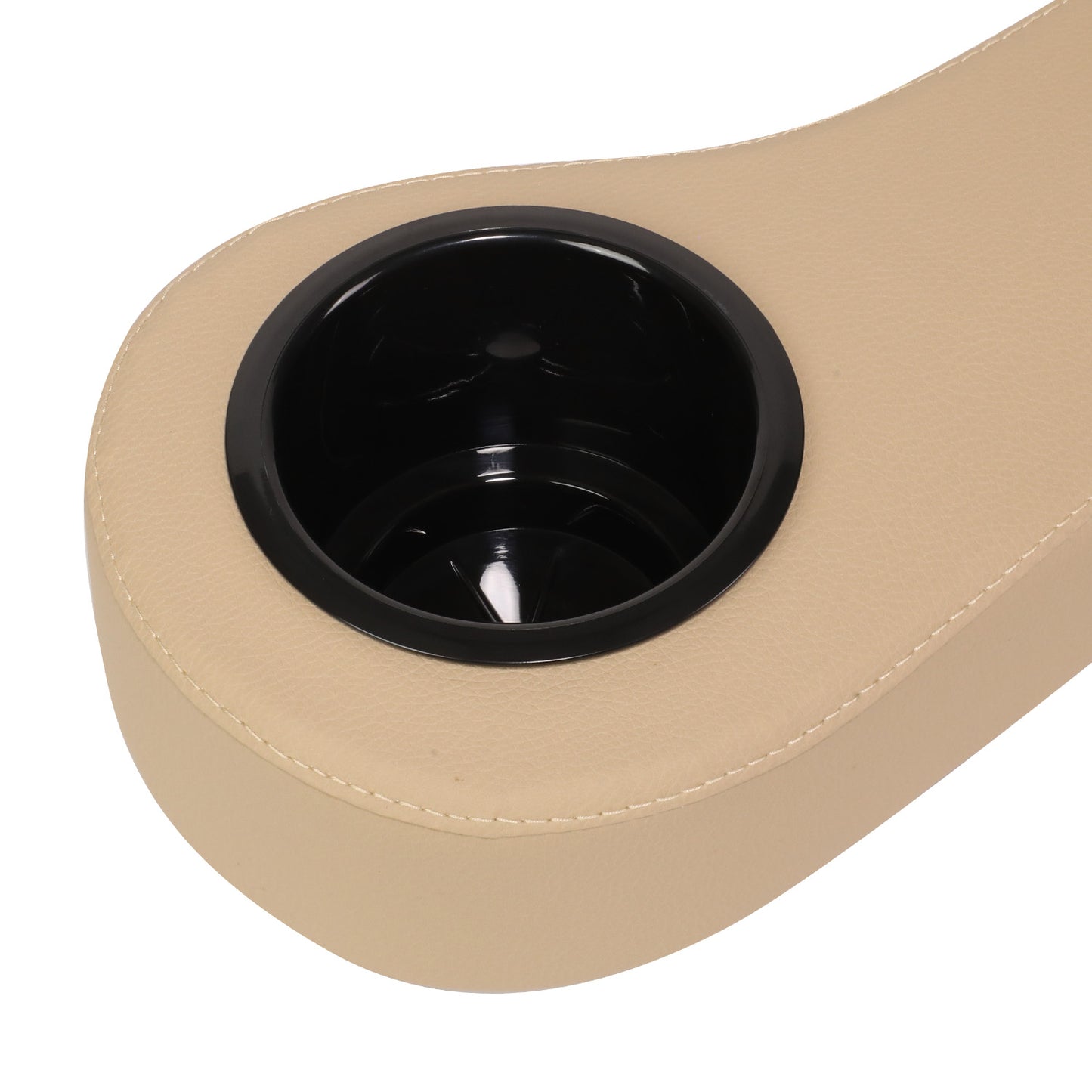 nan SEAT CUP HOLDER / ARMREST - EZGO/CLUB CAR/YAMAHA GOLF CARTS - FITS MODELS WITH1" WIDE SQUARE TUBE RAILS IN THE REAR SEATS - BROWN