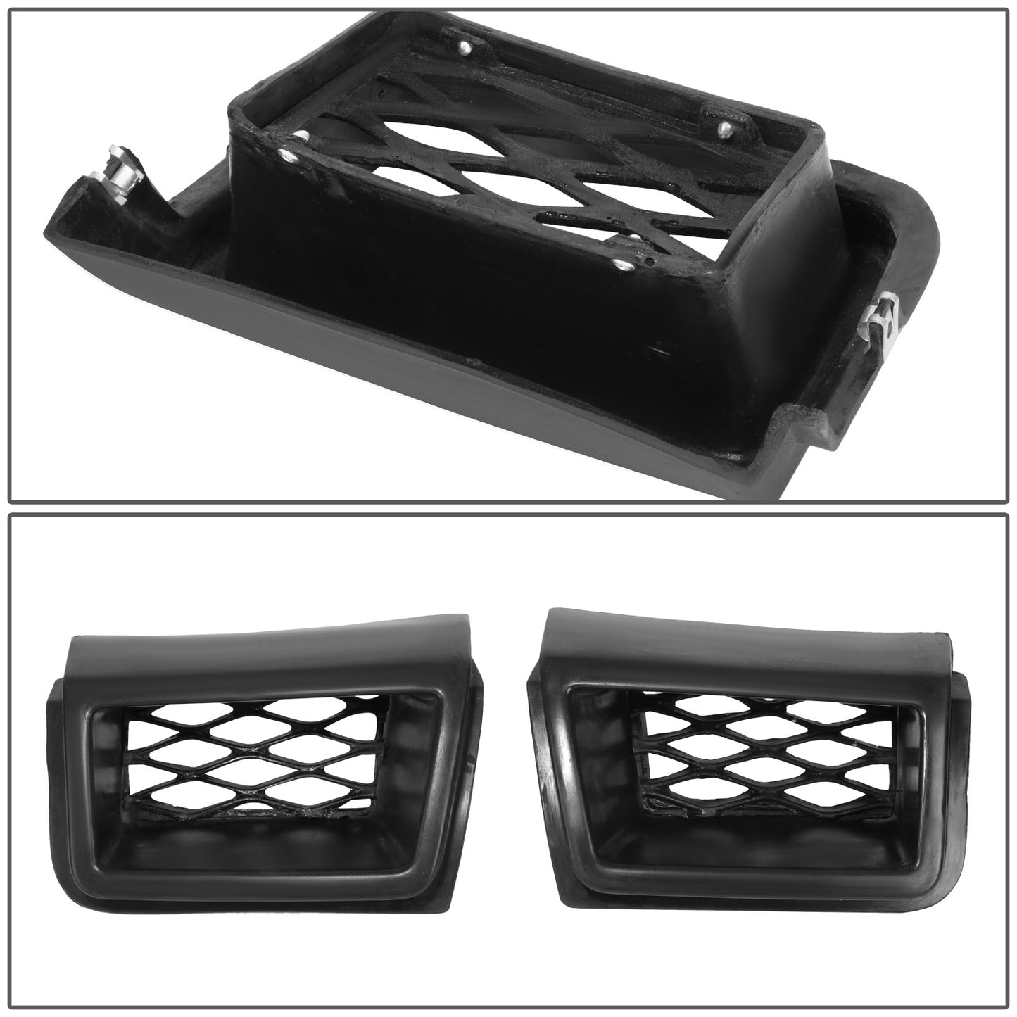nan BUMPER AIR DUCT - 2PCS - 03-06 CHEVY SILVERADO 1500 / 2007 CHEVY SILVERADO 1500 CLASSIC - BLACK