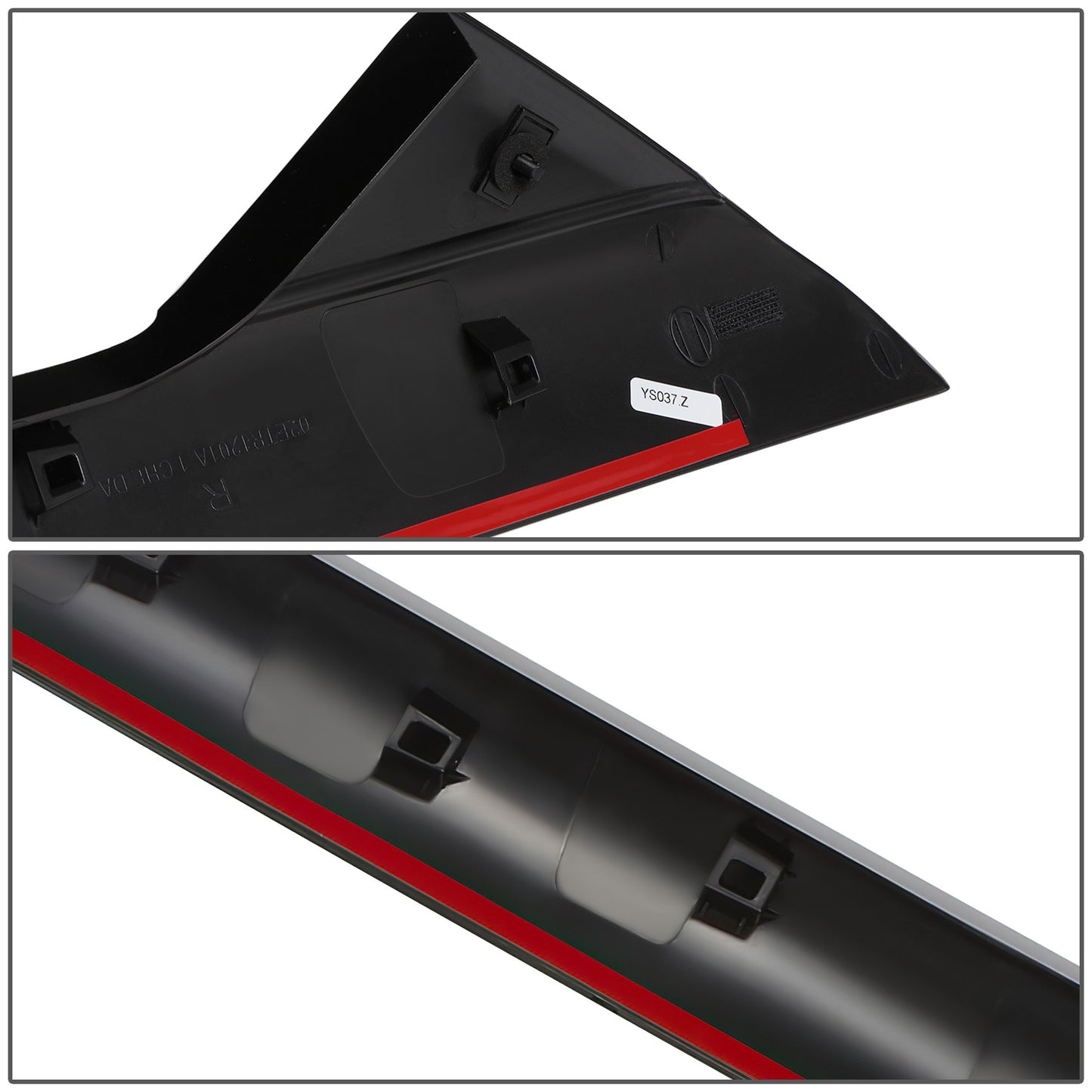 nan WINDSHIELD PILLAR - 2PCS - 11-19 FORD EXPLORER - BLACK