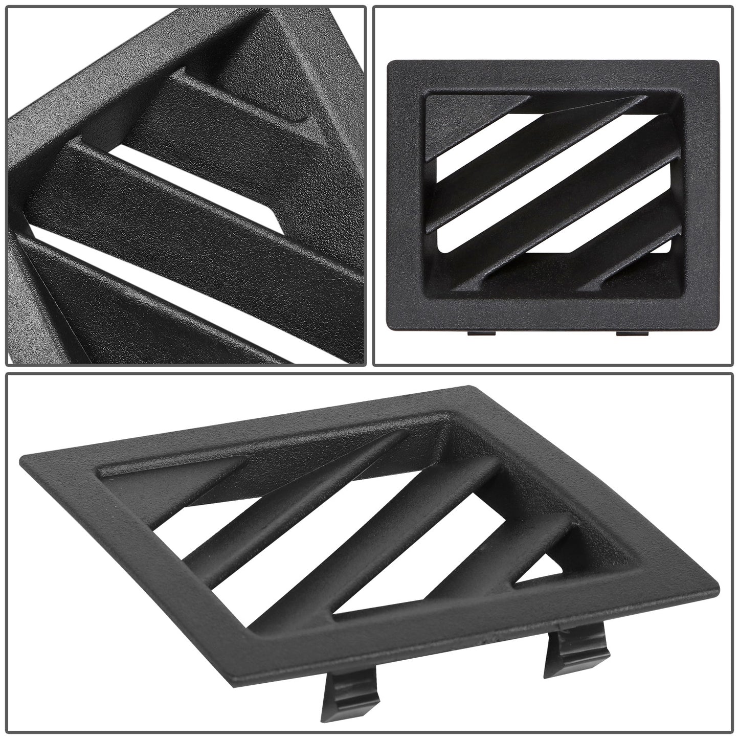 nan DASH BOARD VENT COVER - 2PCS - 05-06 CHRYSLER 300 / 06-07 DODGE CHARGER / 05-07 DODGE MAGNUM - BLACK