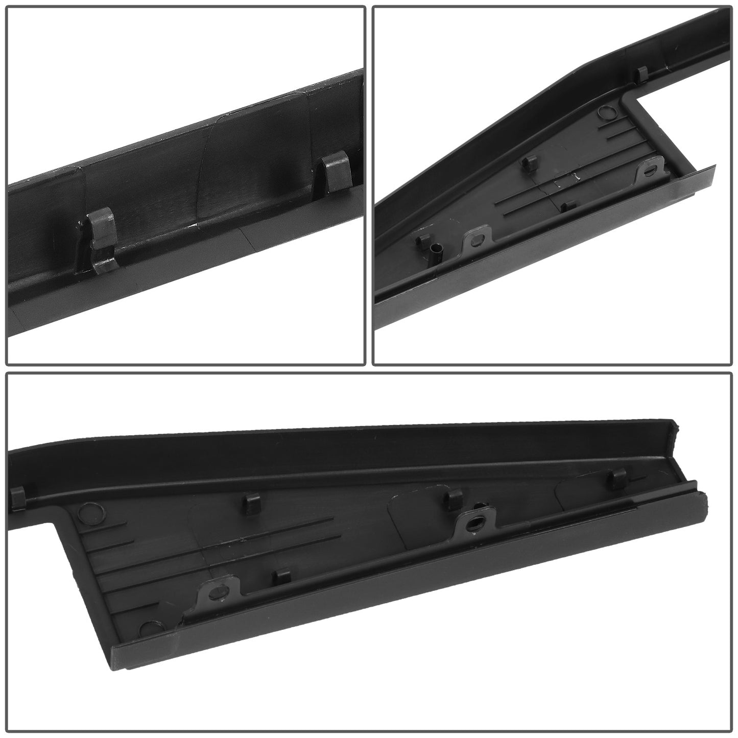 nan TAILGATE COVER CAP - 2PCS - 15-18 FORD F-150 - FITS MODELS WITH FLEX STEP TAILGATE - BLACK