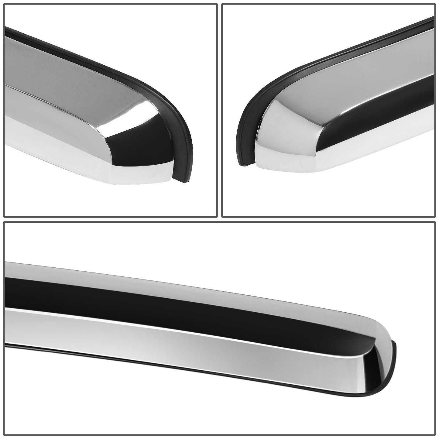 nan HOOD MOLDING TRIM - 07-13 GMC SIERRA 1500, 2500HD - CHROME