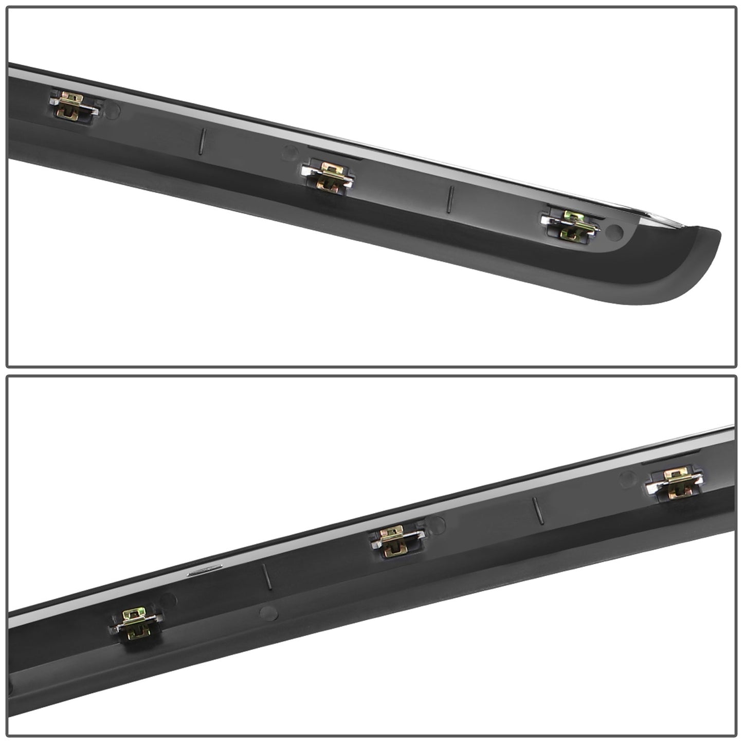 nan HOOD MOLDING TRIM - 07-13 GMC SIERRA 1500, 2500HD - CHROME