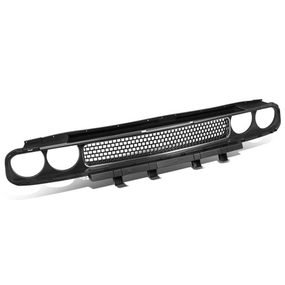 nan FRONT BUMPER GRILLE - 08-14 DODGE CHALLENGER - MATTE BLACK