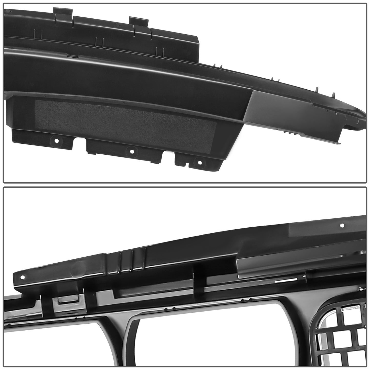 nan FRONT BUMPER GRILLE - 08-14 DODGE CHALLENGER - MATTE BLACK