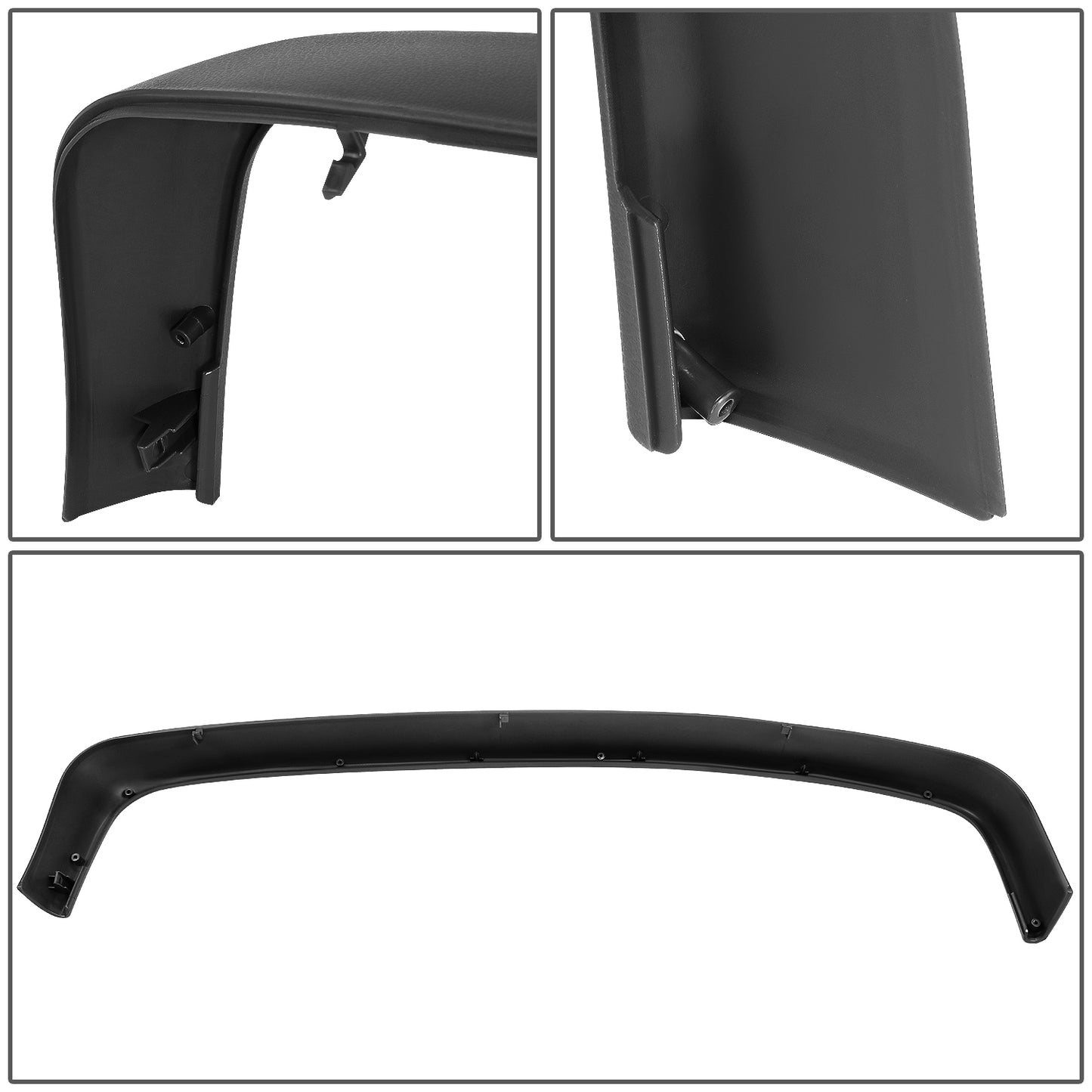 nan CLUSTER INSTRUMENT PANEL BEZEL TRIM - 89-95 TOYOTA PICKUP - TEXTURED - BLACK