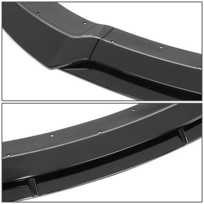 nan FRONT BUMPER SPLITTER - 15-20 DODGE CHARGER SRT - 4PCS - V1 STYLE - BLACK