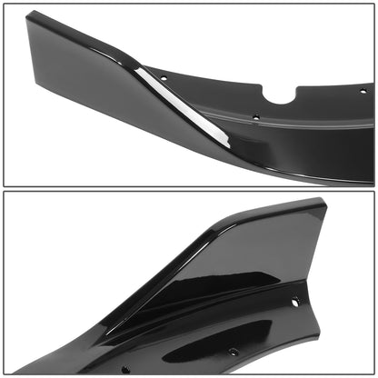 nan FRONT BUMPER SPLITTER - 15-20 DODGE CHARGER SRT - 4PCS - V2 STYLE - BLACK